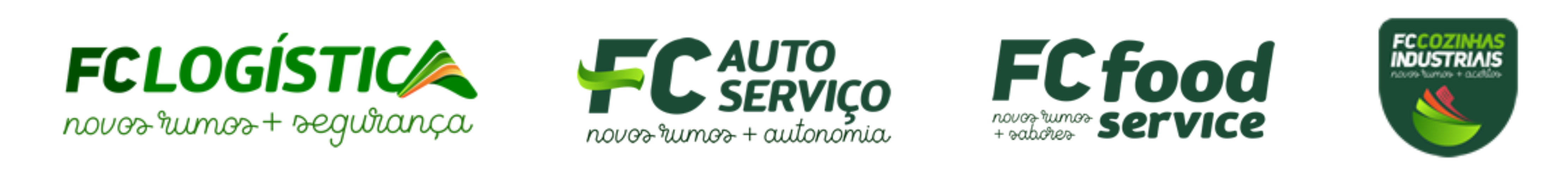 FC Auto Serviço, FC Food Service, FC Cozinhas Industriais e FC Logística
