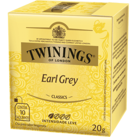 Chá Twinings Preto Earl Grey 20 G