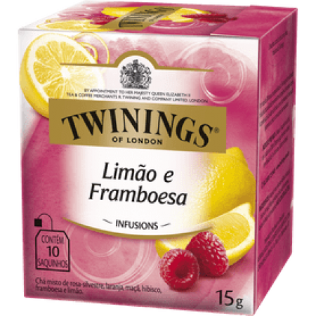 Chá Twinings Limão e Framboesa 15 G