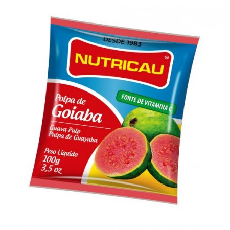 Polpa Nutricau Goiaba 12X100G