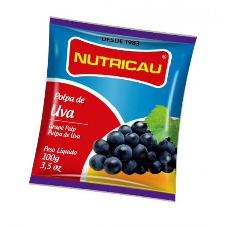 Polpa Nutricau Uva 12X100G