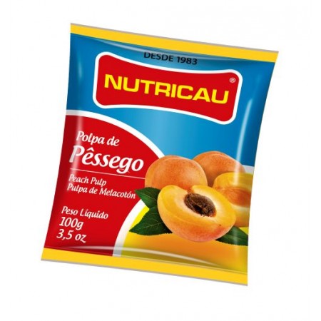 Polpa Nutricau Pêssego 12X100G