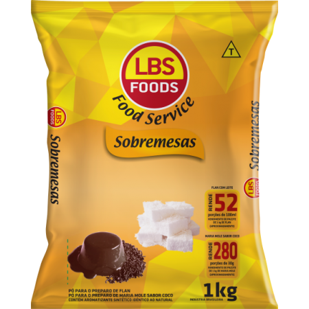 Flan Lbs Morango 1 Kg