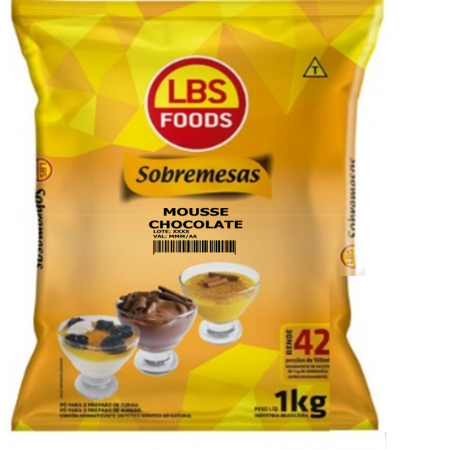 Mousse Lbs Chocolate  1 Kg