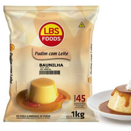 Pudim Lbs  Baunilha  1Kg