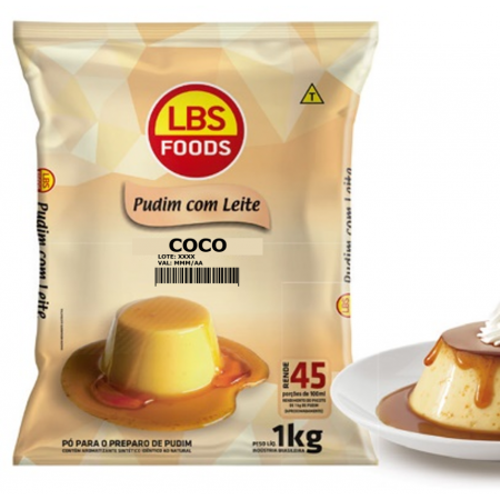 Pudim Lbs Côco  1Kg