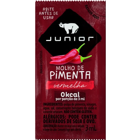 Sachet Jr Molho De Pimenta 3Ml